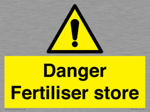 Danger Fertiliser store